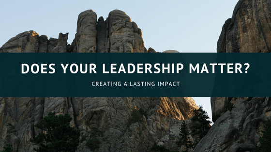Does Your Leadership Matter? 